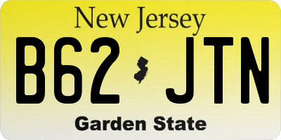 NJ license plate B62JTN