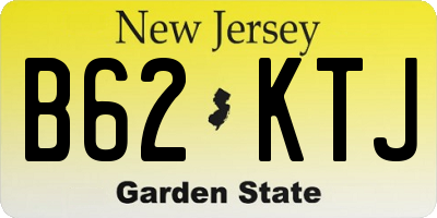 NJ license plate B62KTJ