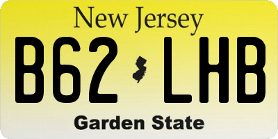 NJ license plate B62LHB