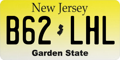 NJ license plate B62LHL