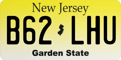 NJ license plate B62LHU