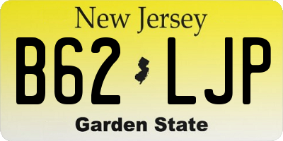 NJ license plate B62LJP