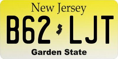 NJ license plate B62LJT