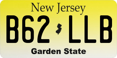 NJ license plate B62LLB