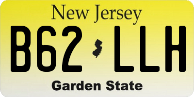NJ license plate B62LLH
