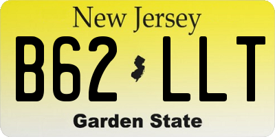 NJ license plate B62LLT
