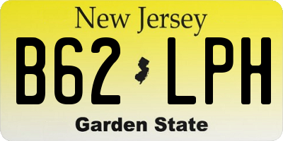 NJ license plate B62LPH