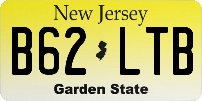 NJ license plate B62LTB
