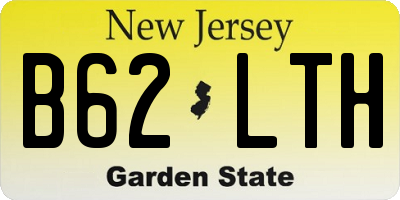 NJ license plate B62LTH
