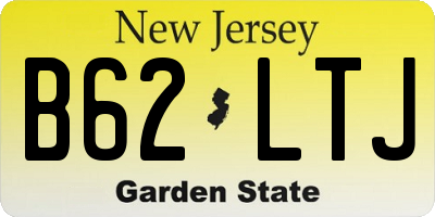 NJ license plate B62LTJ