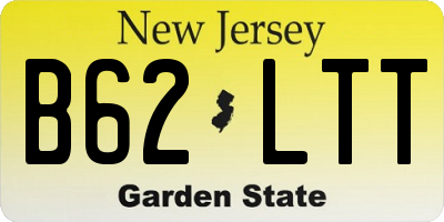NJ license plate B62LTT
