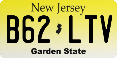 NJ license plate B62LTV