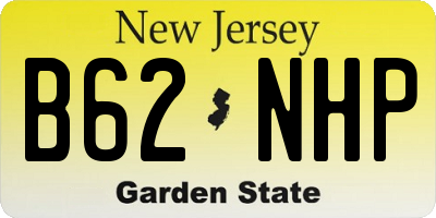 NJ license plate B62NHP