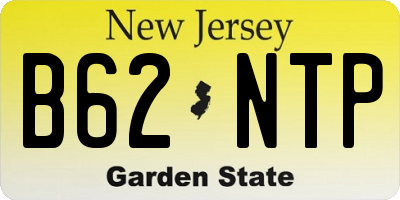 NJ license plate B62NTP
