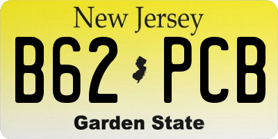 NJ license plate B62PCB
