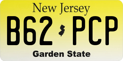 NJ license plate B62PCP