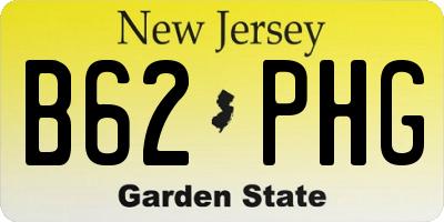 NJ license plate B62PHG