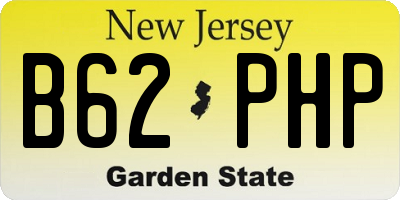 NJ license plate B62PHP