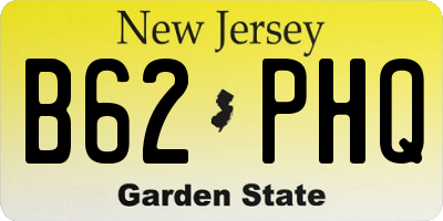 NJ license plate B62PHQ