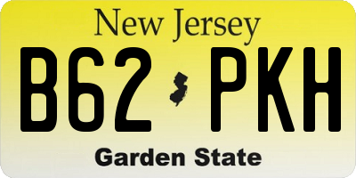 NJ license plate B62PKH