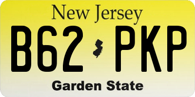 NJ license plate B62PKP