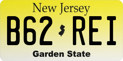 NJ license plate B62REI