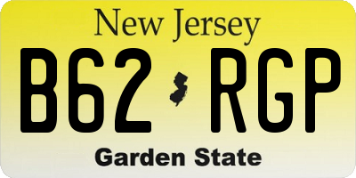 NJ license plate B62RGP