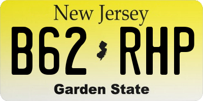 NJ license plate B62RHP