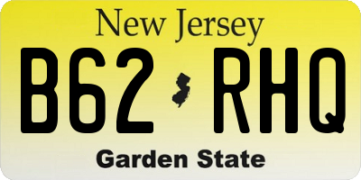NJ license plate B62RHQ