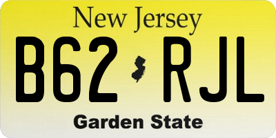 NJ license plate B62RJL