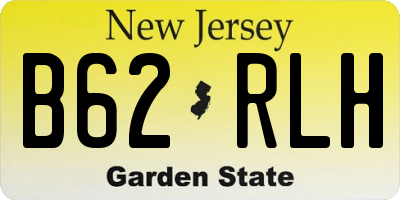NJ license plate B62RLH