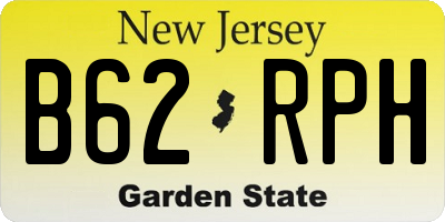 NJ license plate B62RPH
