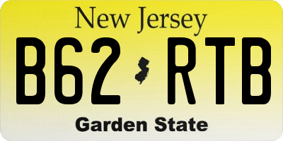 NJ license plate B62RTB