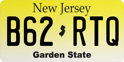NJ license plate B62RTQ