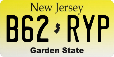 NJ license plate B62RYP