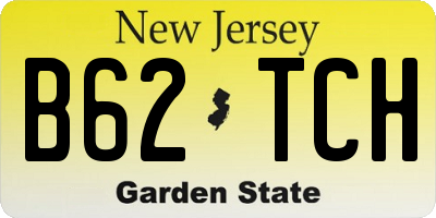 NJ license plate B62TCH