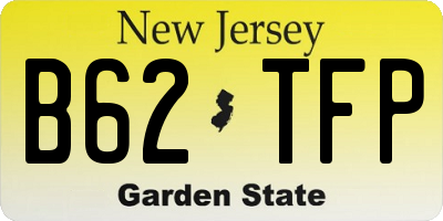 NJ license plate B62TFP