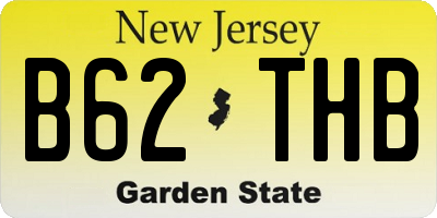 NJ license plate B62THB