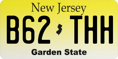 NJ license plate B62THH