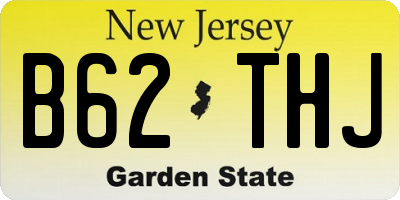 NJ license plate B62THJ