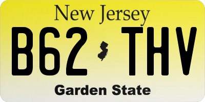 NJ license plate B62THV