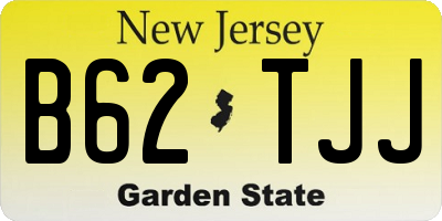 NJ license plate B62TJJ