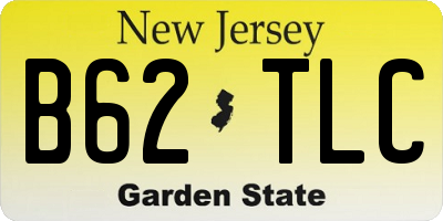 NJ license plate B62TLC