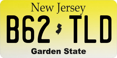 NJ license plate B62TLD