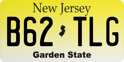 NJ license plate B62TLG