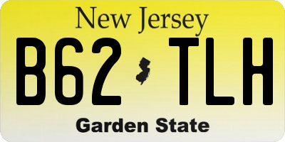 NJ license plate B62TLH