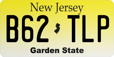 NJ license plate B62TLP
