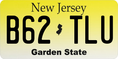 NJ license plate B62TLU