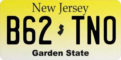 NJ license plate B62TNO