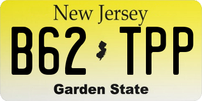 NJ license plate B62TPP